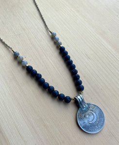 Vintage kuchi coin necklace