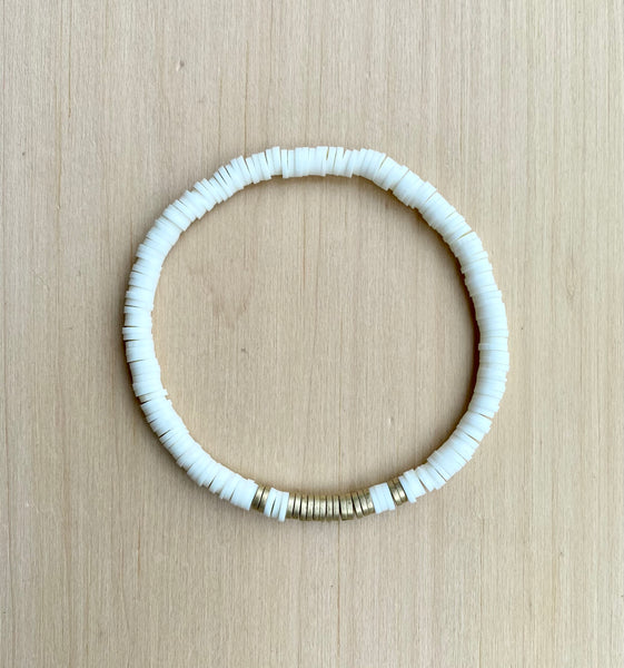 Vinyl & Brass bracelet
