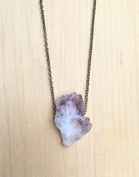 Amethyst Necklace long