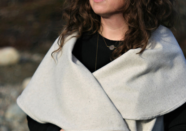 100% Melton Wool Vest Wrap